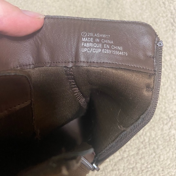 🌸 George 🌸 dark brown heeled booties - Picture 5 of 9